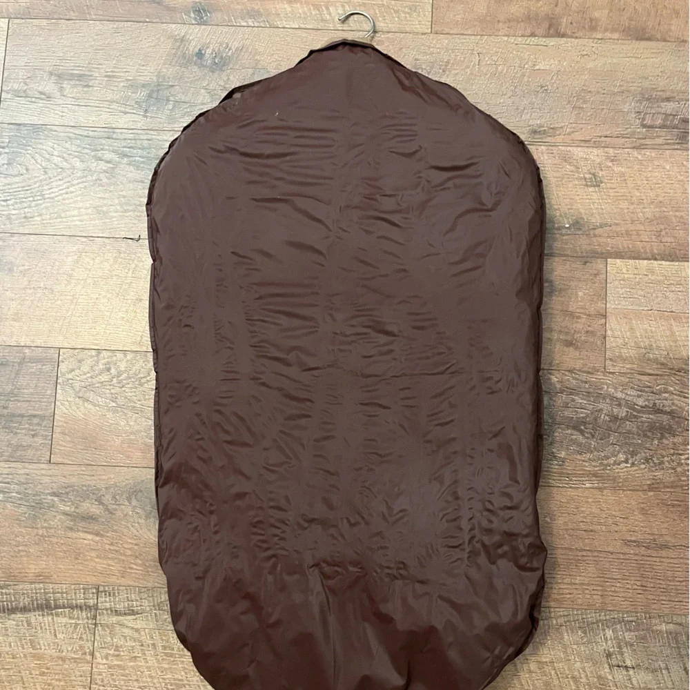 Faconnable Vintage Brown Leather Bomber Jacket - Picture 9 of 9